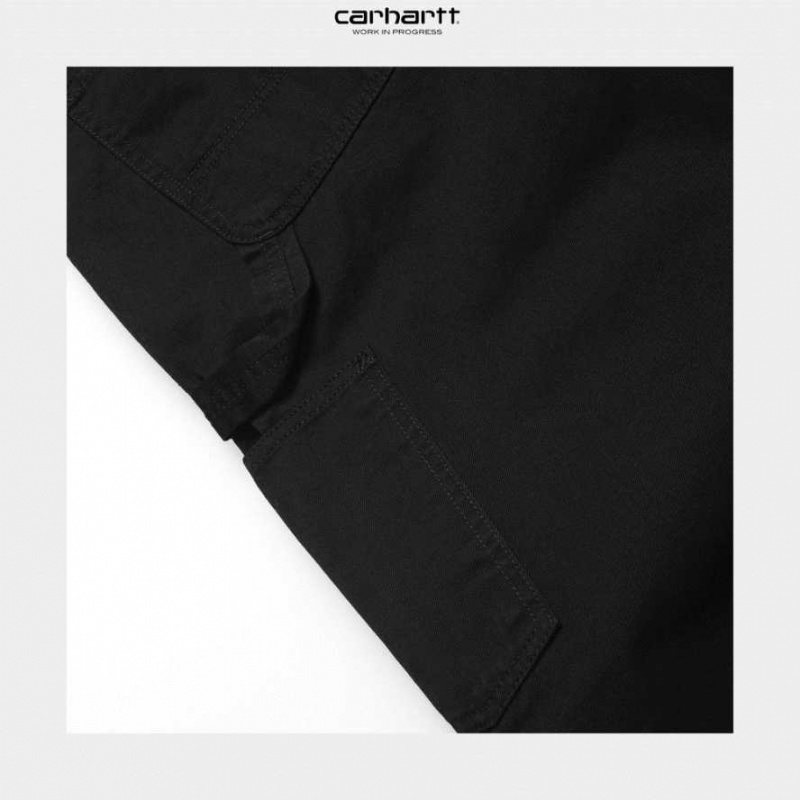 Carhartt Wip Ruck Single Knee Pant - Millington Twill Black | TH0001504