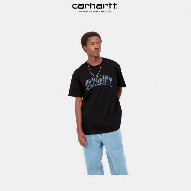 Carhartt Wip Scrawl Script T-Shirt Black | TH0002319