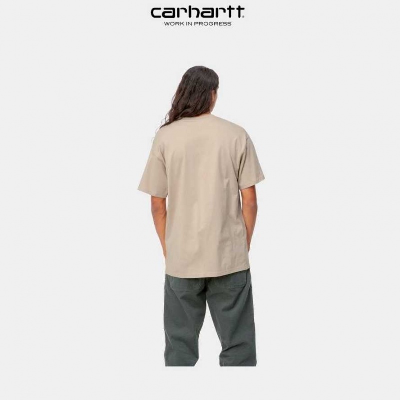 Carhartt Wip Script Embroidery T-Shirt Wall | TH0002324