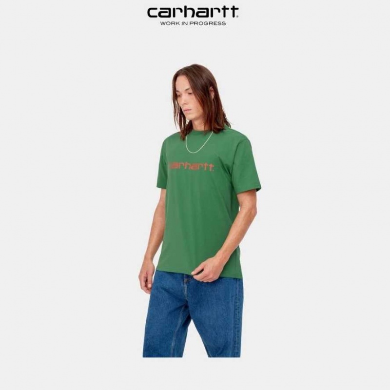 Carhartt Wip Script T-Shirt Bonsai | TH0002327