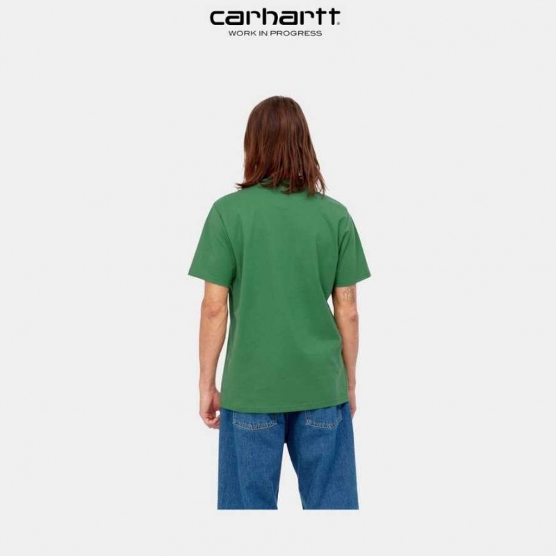 Carhartt Wip Script T-Shirt Bonsai | TH0002327