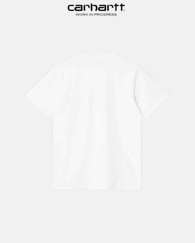 Carhartt Wip Script T-Shirt White | TH0002331