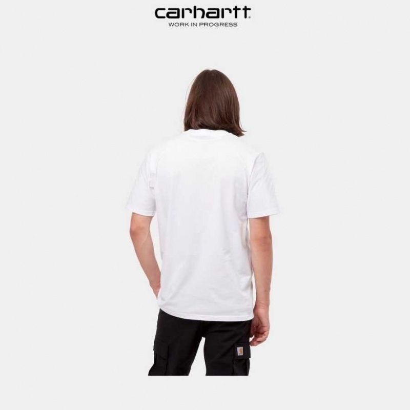 Carhartt Wip Script T-Shirt White | TH0002331