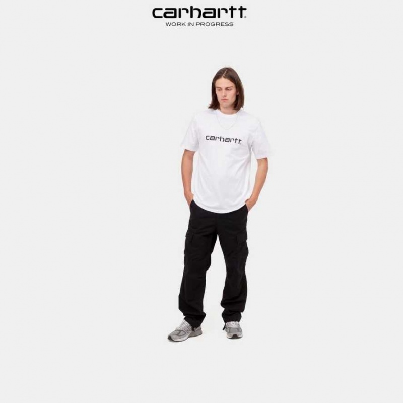 Carhartt Wip Script T-Shirt White | TH0002331