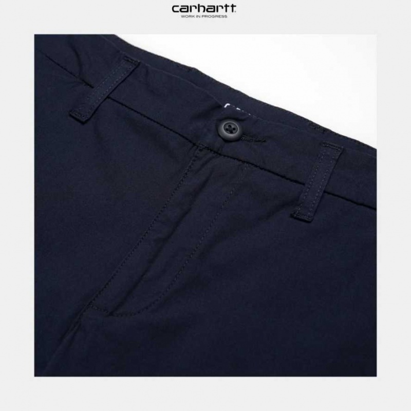 Carhartt Wip Sid Pant - Poplin Dark Navy | TH0001508