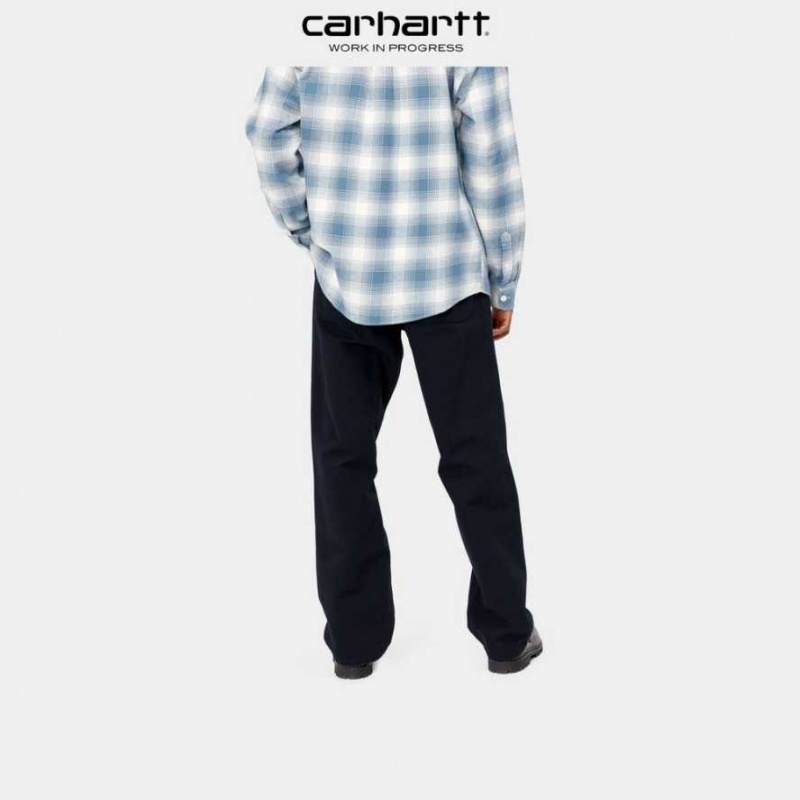 Carhartt Wip Simple Pant - Dearborn Canvas Dark Navy | TH0001518