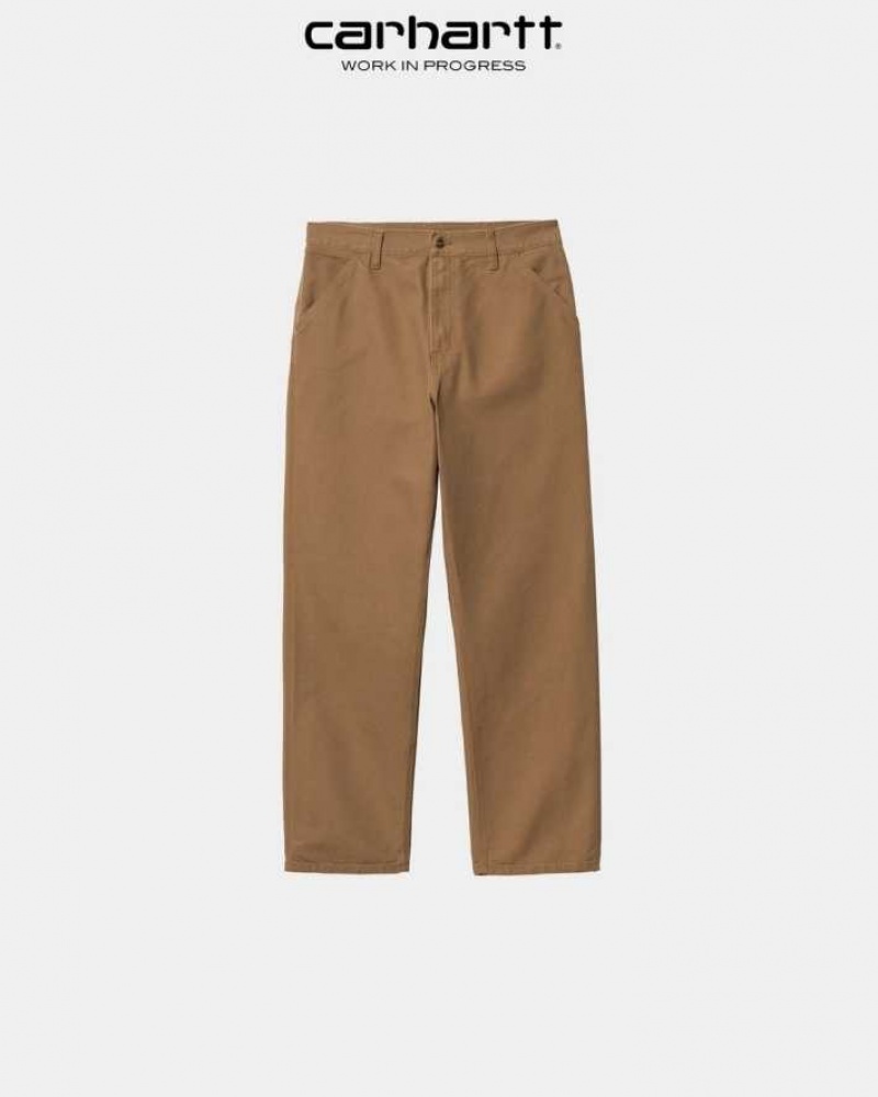 Carhartt Wip Simple Pant - Dearborn Canvas Hamilton Brown | TH0001519