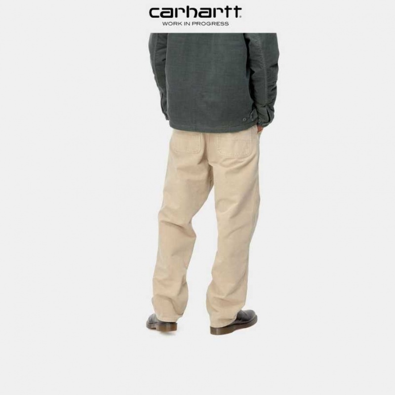 Carhartt Wip Simple Pant - Dearborn Canvas Dusty Hamilton Brown (faded) | TH0001520