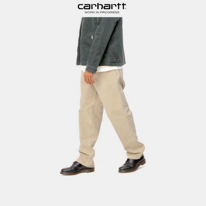 Carhartt Wip Simple Pant - Dearborn Canvas Dusty Hamilton Brown (faded) | TH0001520