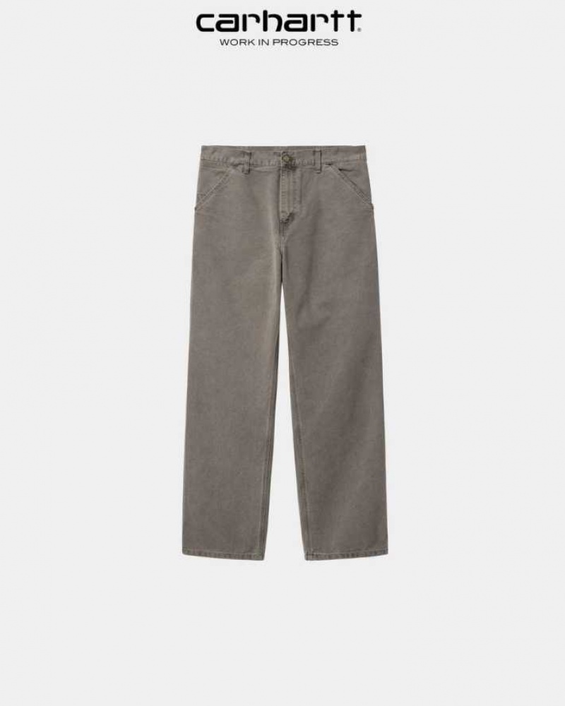 Carhartt Wip Simple Pant - Dearborn Canvas Black (faded) | TH0001521