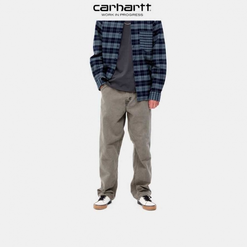 Carhartt Wip Simple Pant - Dearborn Canvas Black (faded) | TH0001521