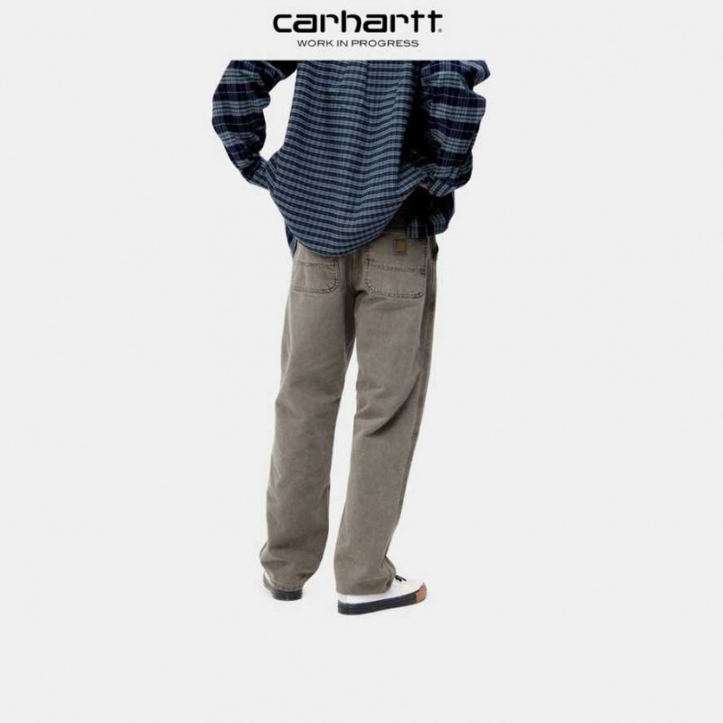 Carhartt Wip Simple Pant - Dearborn Canvas Black (faded) | TH0001521