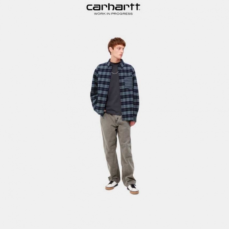 Carhartt Wip Simple Pant - Dearborn Canvas Black (faded) | TH0001521