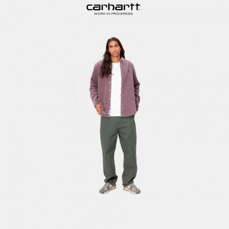 Carhartt Wip Simple Pant - Dearborn Canvas Boxwood | TH0001522