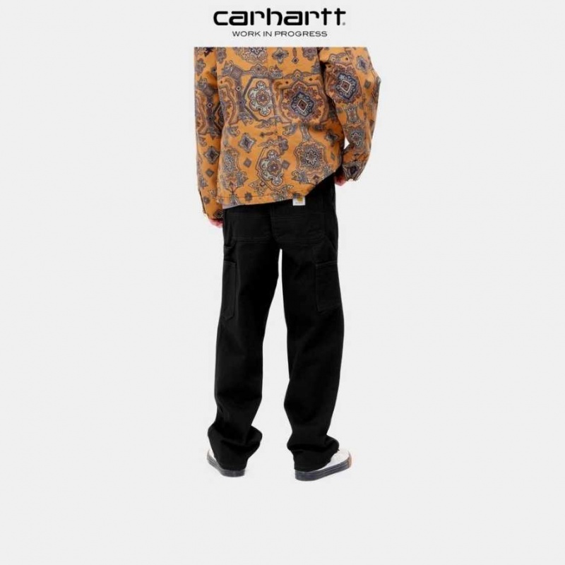 Carhartt Wip Single Knee Pant - Denim Black (one wash) | TH0001541