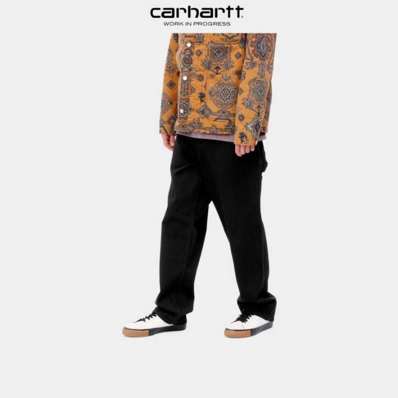 Carhartt Wip Single Knee Pant - Denim Black (one wash) | TH0001541