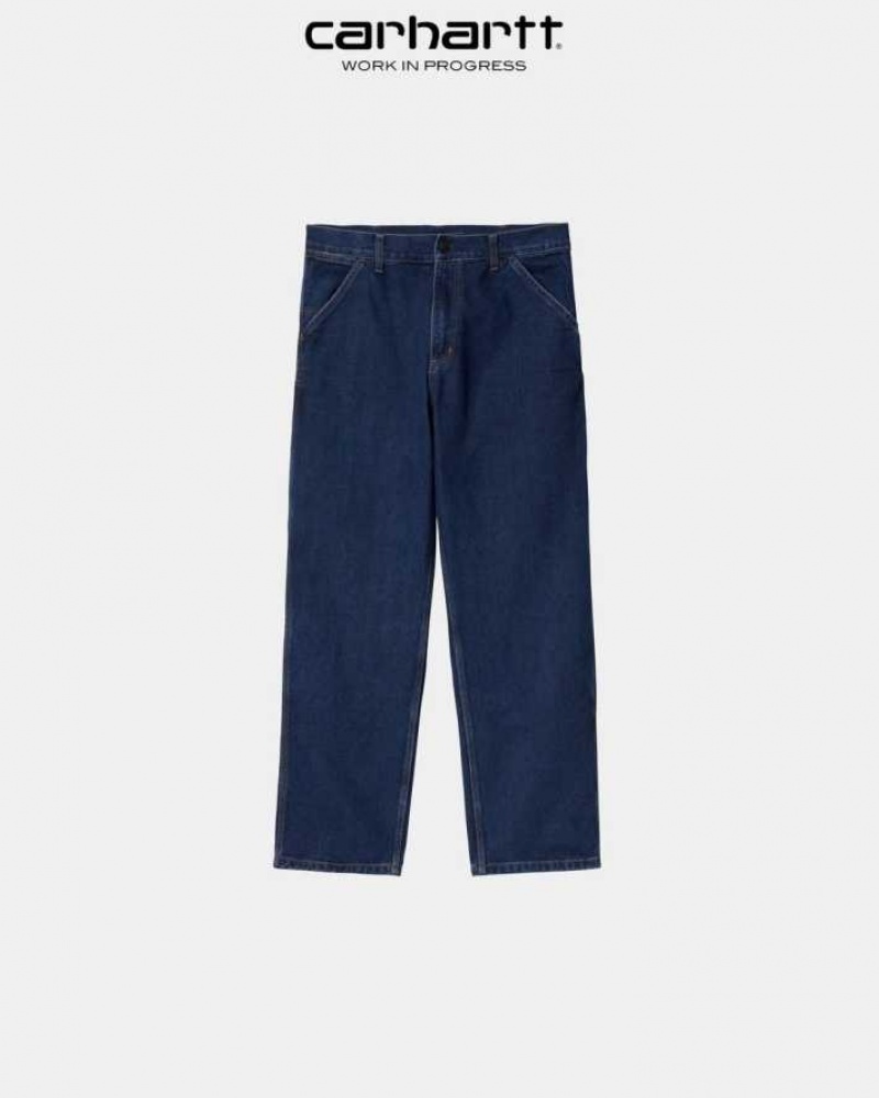 Carhartt Wip Single Knee Pant - Denim Blue (stone washed) | TH0001537