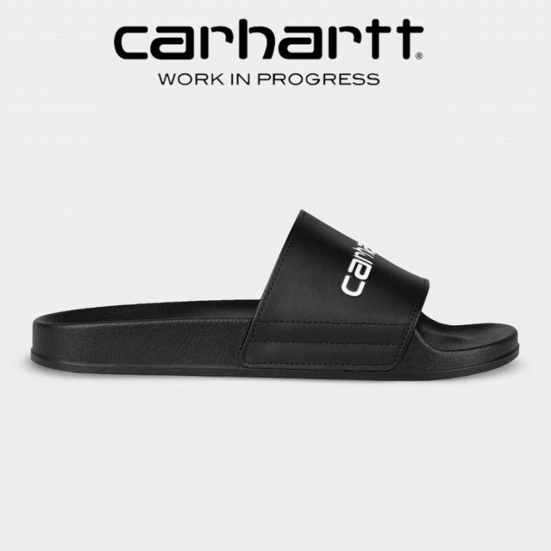 Carhartt Wip Slippers Black / White | TH0001894