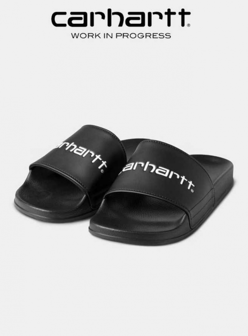 Carhartt Wip Slippers Black / White | TH0001894