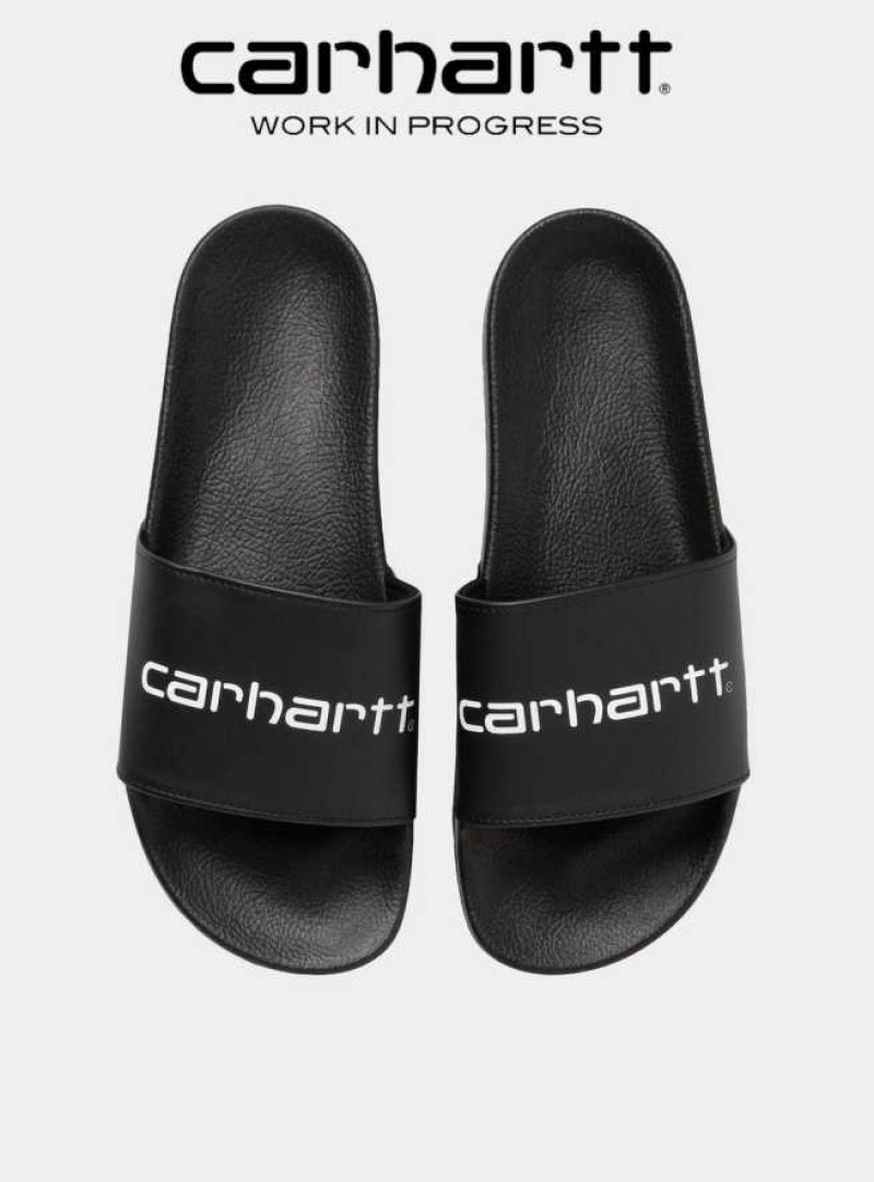 Carhartt Wip Slippers Black / White | TH0001894