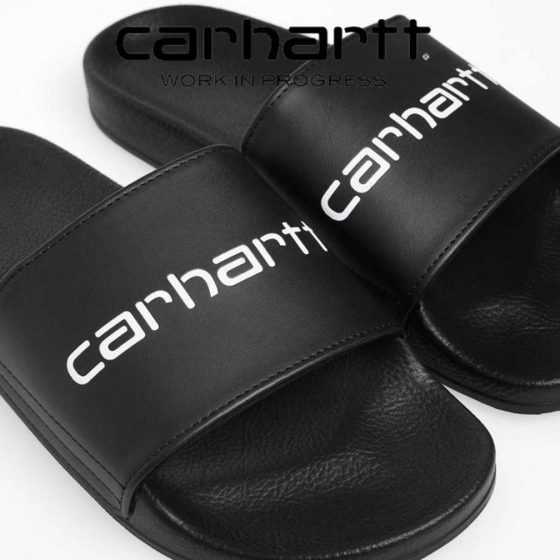 Carhartt Wip Slippers Black / White | TH0001894