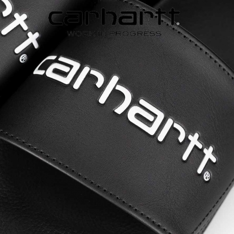 Carhartt Wip Slippers Black / White | TH0001894