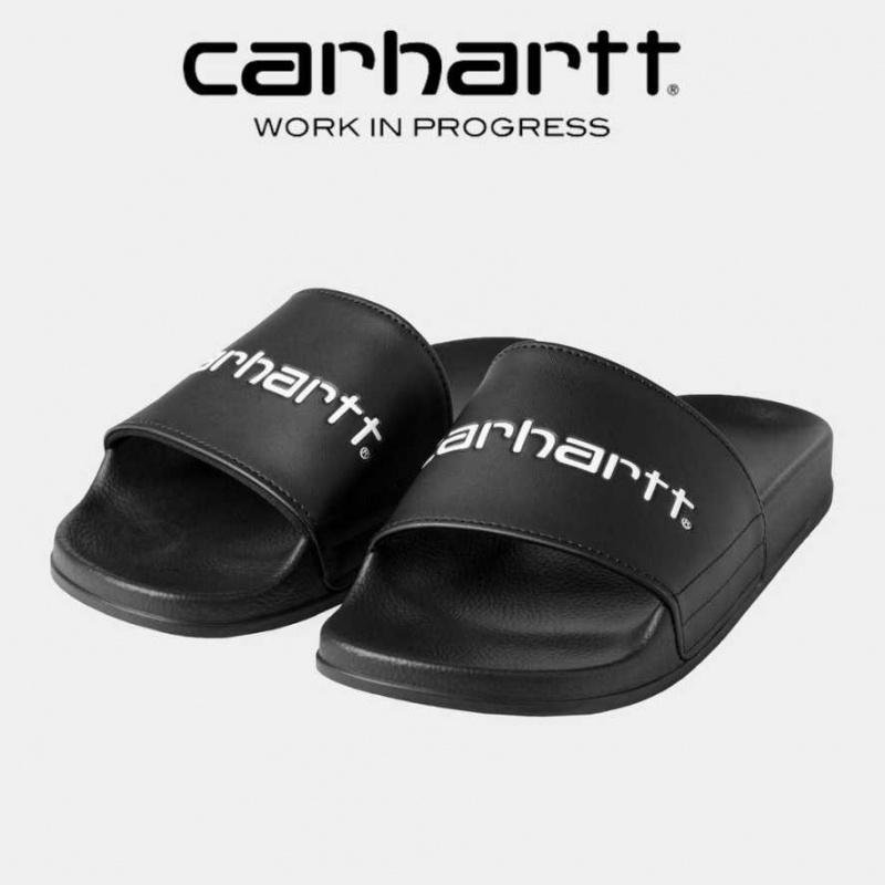 Carhartt Wip Slippers Black / White | TH0001894