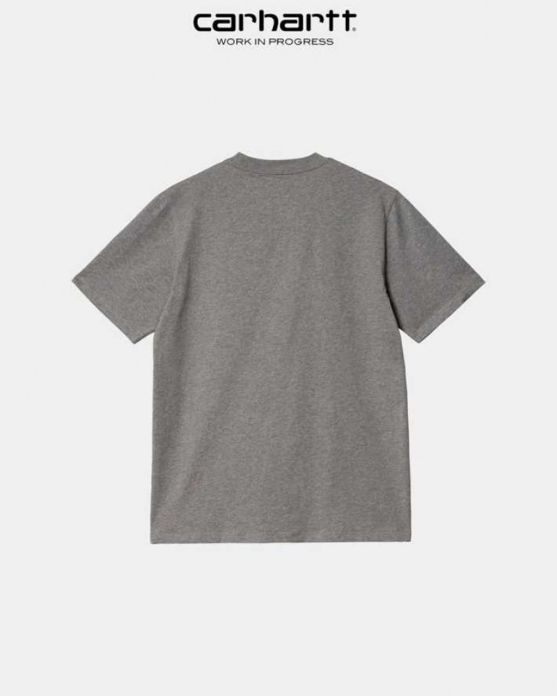 Carhartt Wip Sound Experience T-Shirt Dark Grey Heather | TH0002340