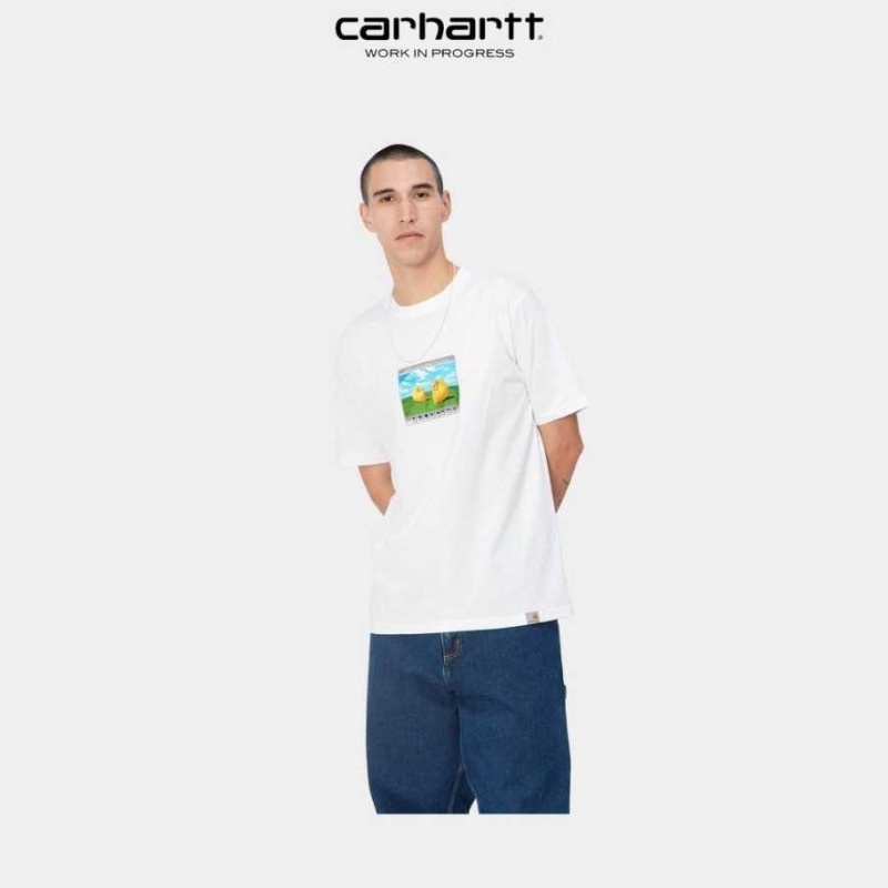 Carhartt Wip Sound Experience T-Shirt White | TH0002342