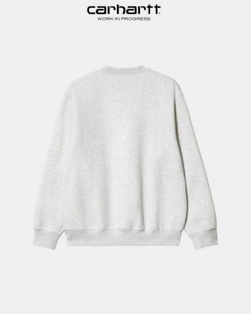 Carhartt Wip Sweatshirt Ash Heather / Rocket | TH0000248