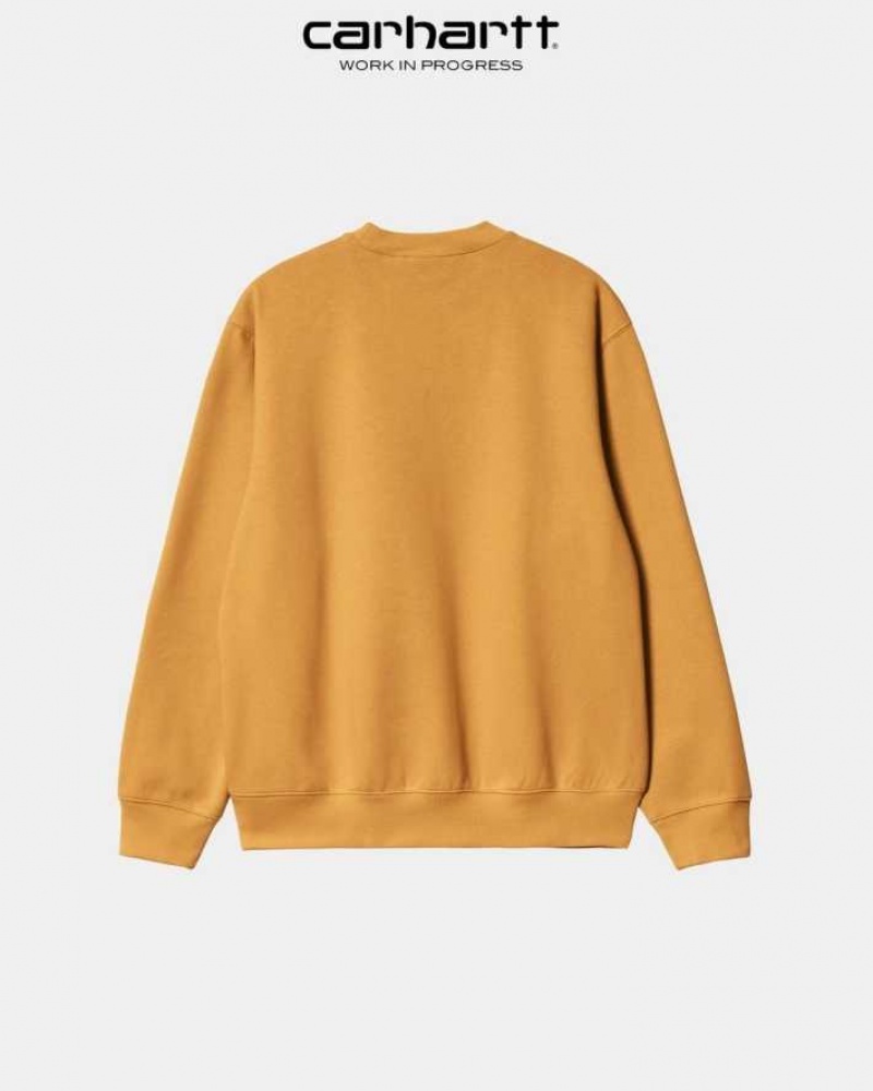 Carhartt Wip Sweatshirt Ochre | TH0000246