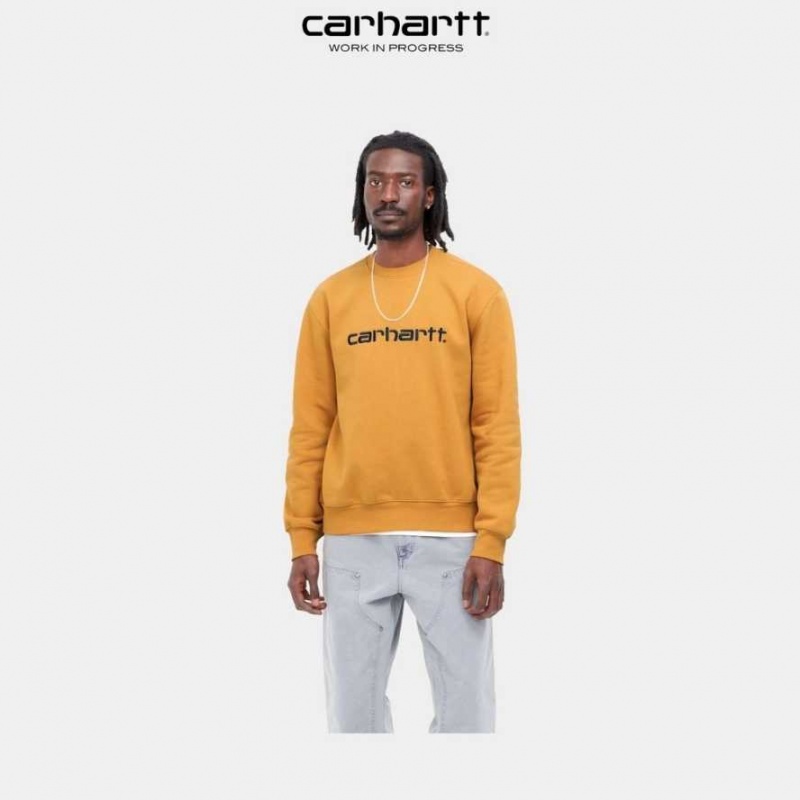 Carhartt Wip Sweatshirt Ochre | TH0000246