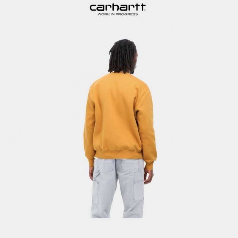 Carhartt Wip Sweatshirt Ochre | TH0000246