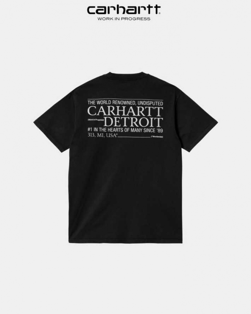 Carhartt Wip Undisputed T-Shirt Black | TH0002346