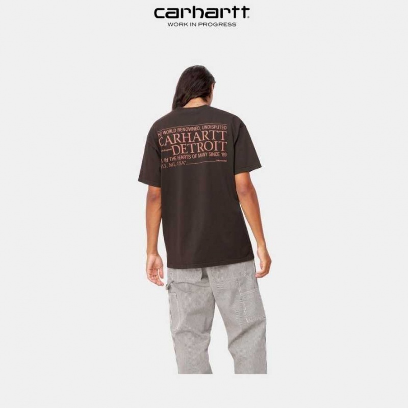 Carhartt Wip Undisputed T-Shirt Dark Umber | TH0002345