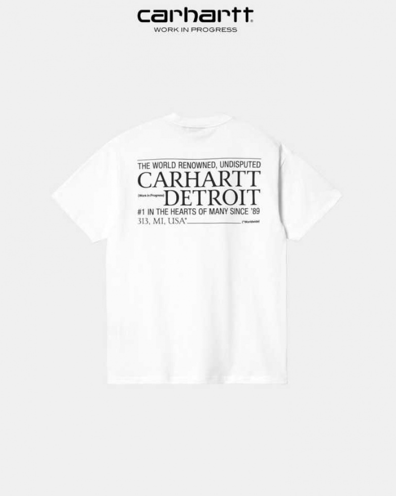 Carhartt Wip Undisputed T-Shirt White | TH0002344