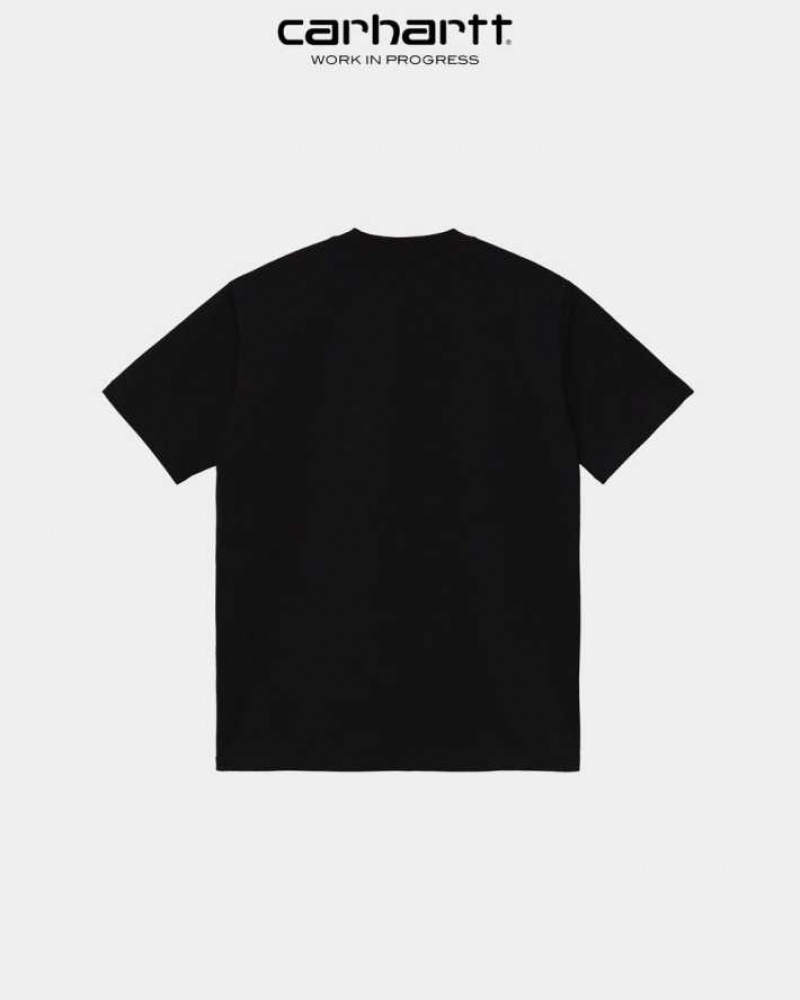 Carhartt Wip University T-Shirt Black | TH0002351