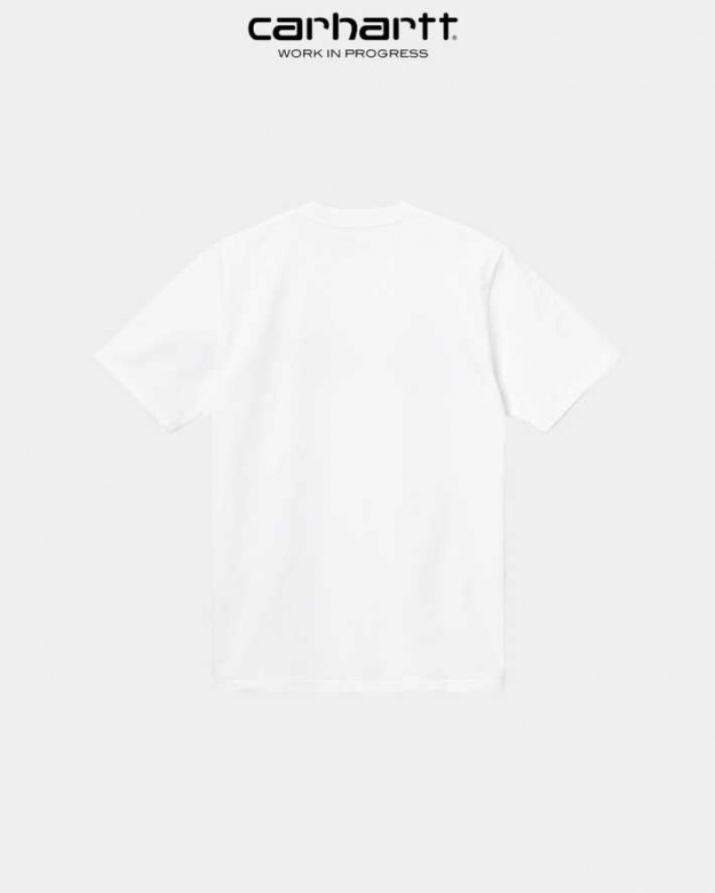 Carhartt Wip University T-Shirt White | TH0002350