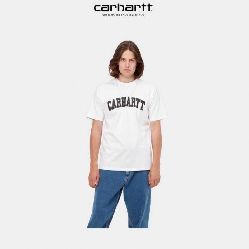 Carhartt Wip University T-Shirt White | TH0002350