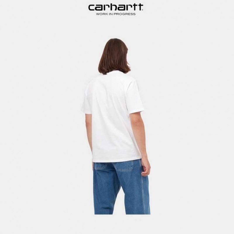 Carhartt Wip University T-Shirt White | TH0002350