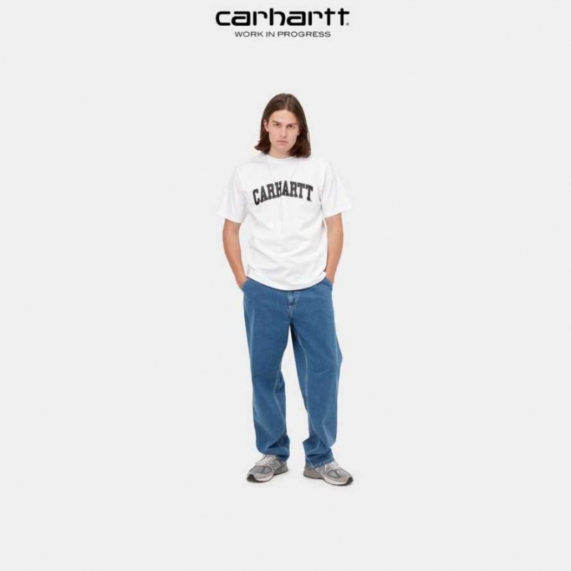 Carhartt Wip University T-Shirt White | TH0002350