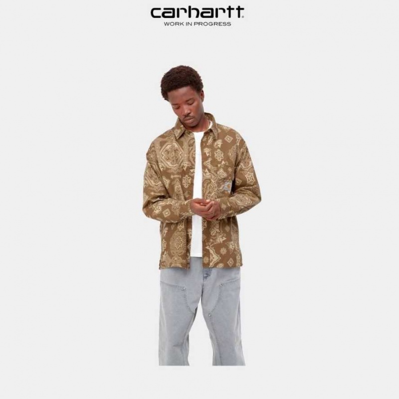 Carhartt Wip Verse Long Sleeve Shirt Hamilton Brown | TH0001820