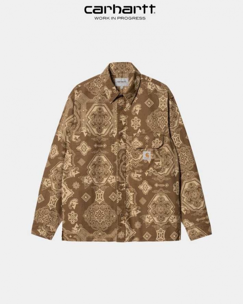 Carhartt Wip Verse Long Sleeve Shirt Hamilton Brown | TH0001820