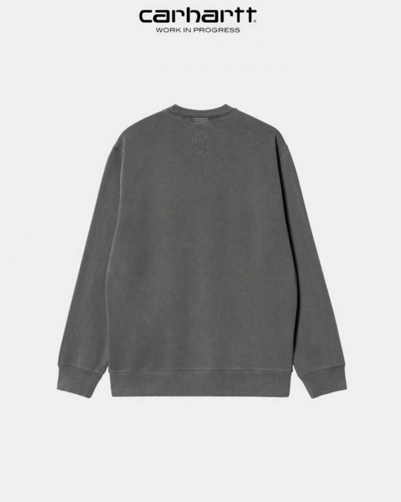 Carhartt Wip Verse Script Sweatshirt Vulcan | TH0000370