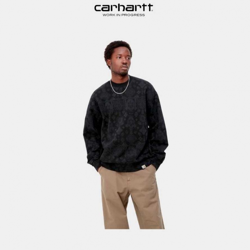 Carhartt Wip Verse Sweatshirt Black | TH0000377