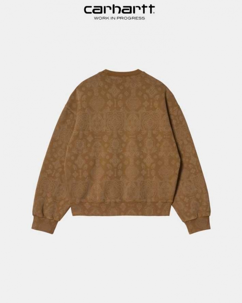 Carhartt Wip Verse Sweatshirt Hamilton Brown | TH0000376