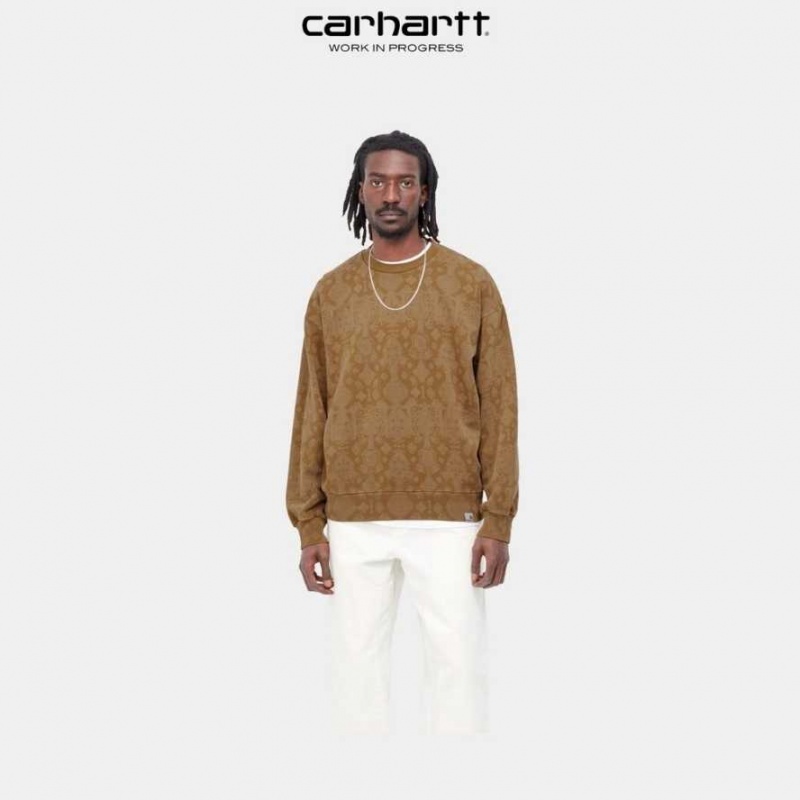 Carhartt Wip Verse Sweatshirt Hamilton Brown | TH0000376