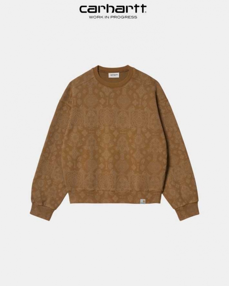 Carhartt Wip Verse Sweatshirt Hamilton Brown | TH0000376