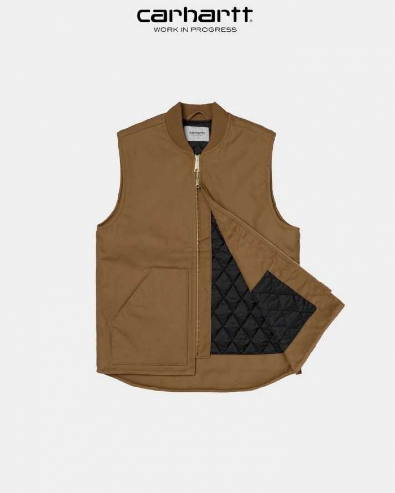 Carhartt Wip Vest (Winter) Hamilton Brown | TH0002711