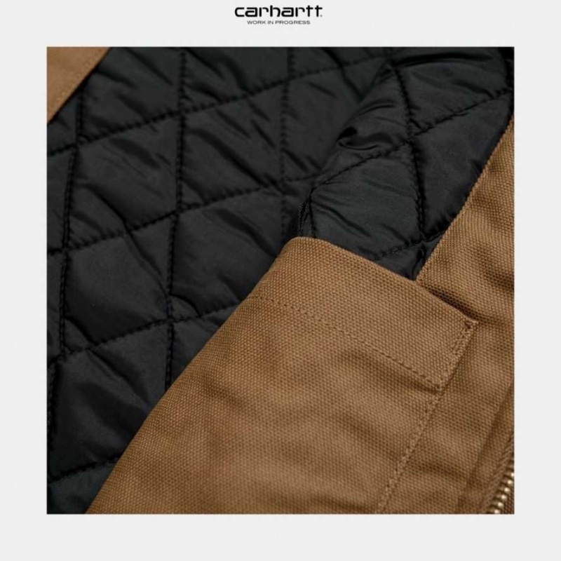 Carhartt Wip Vest (Winter) Hamilton Brown | TH0002711